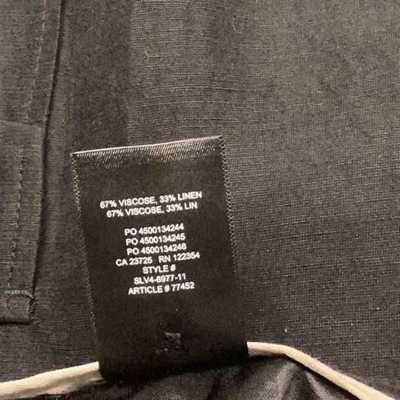 Wilfred Black Paperbag Waist Loose Fit Pants - Picture 9 of 9